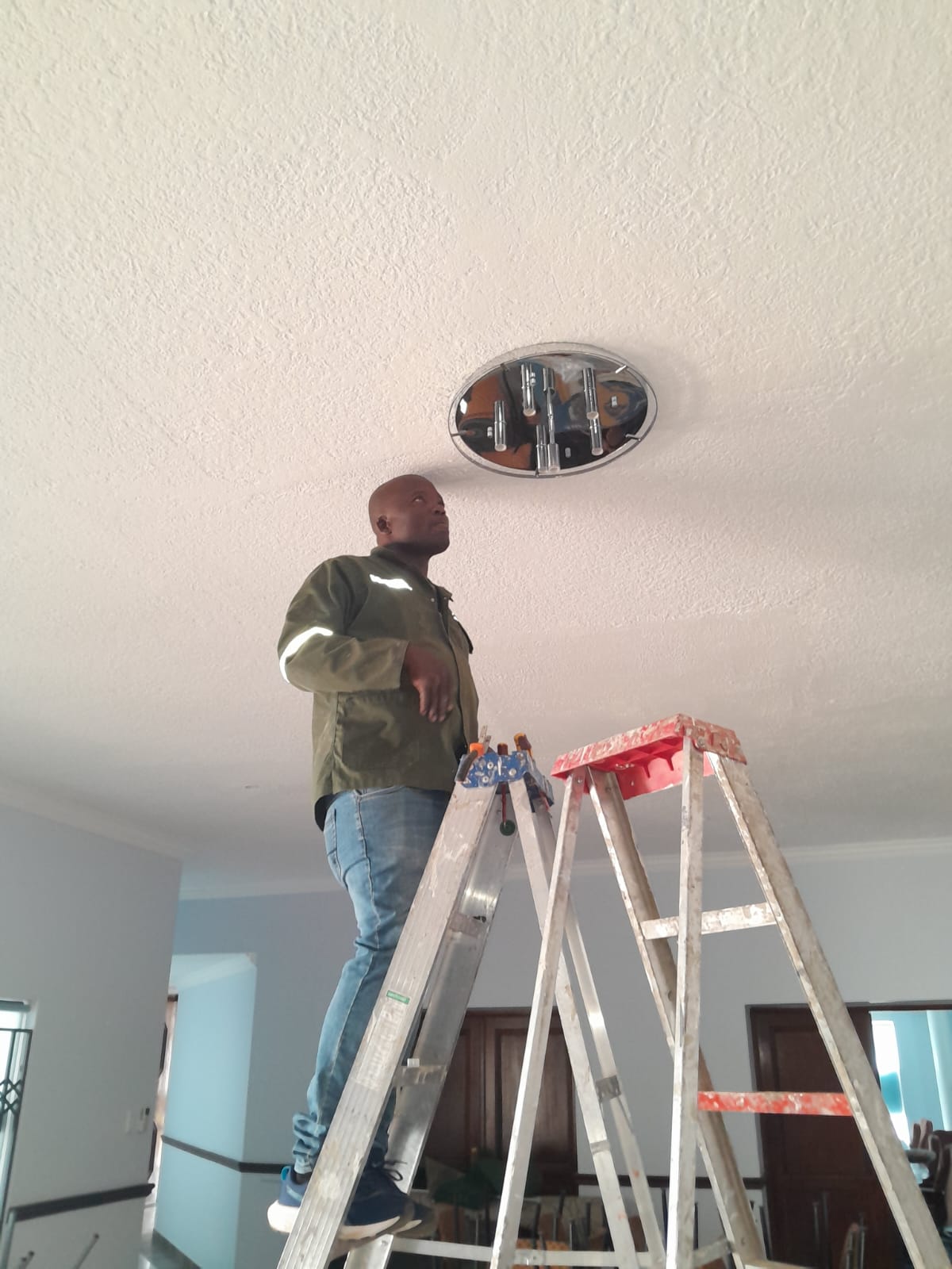 Completed double-storey renovation by Kgwadikholo