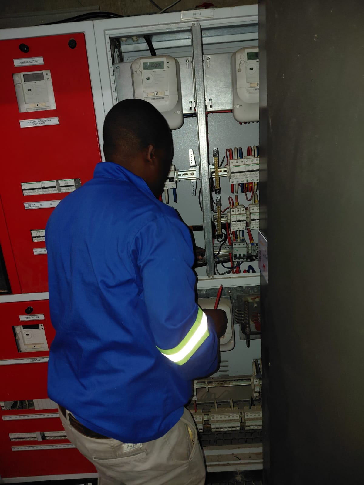 Industrial electrical shutdown & DB inspection
